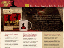 Tablet Screenshot of jarheadjava.com